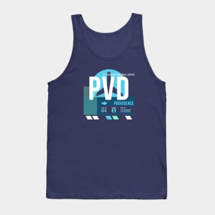 Providence (PVD) Airport // Sunset Baggage Tag Tank Top